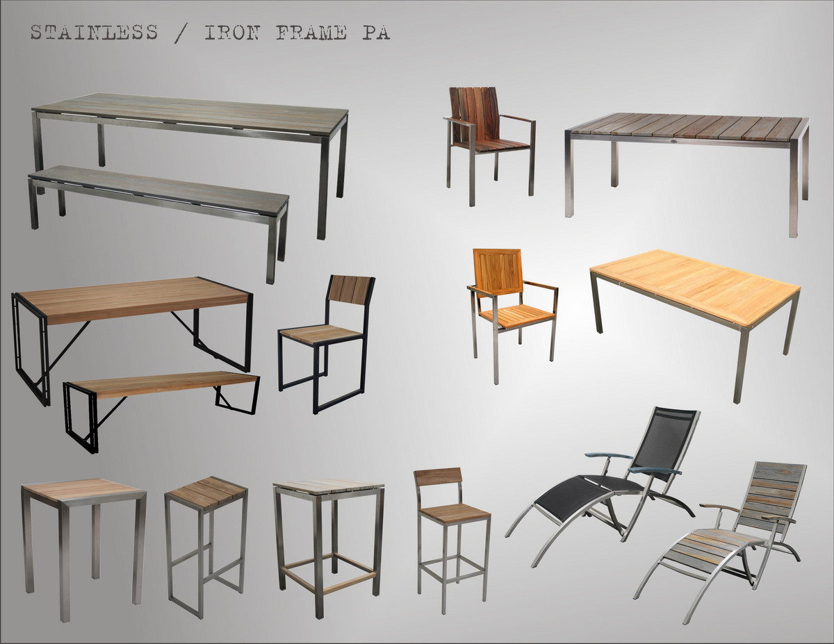 Stainless, Iron Frame Furniture